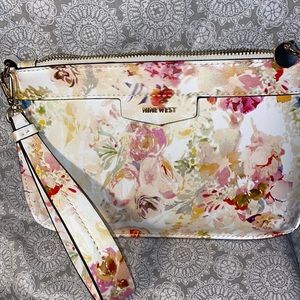 NineWest Floral Wristlet